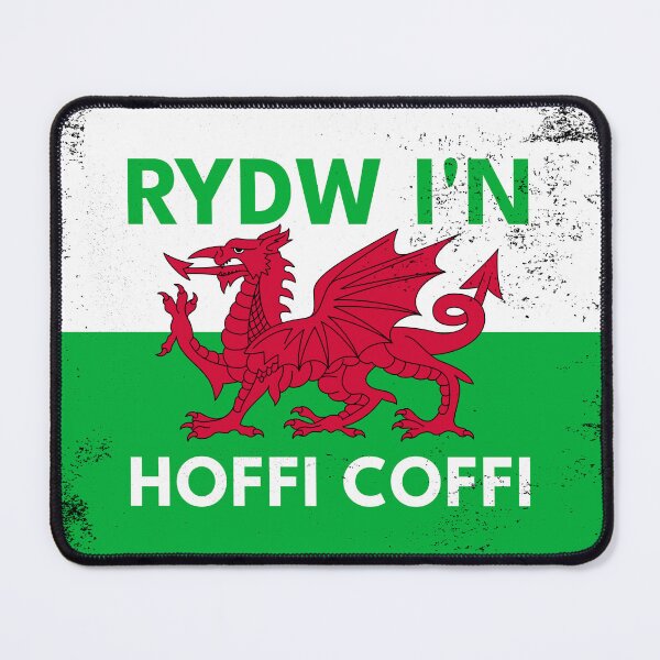 Item preview, Welsh Dragon - Rydw I'n Hoffi Coffi (Vintage Style) designed and sold by Designs by Jesabee.
