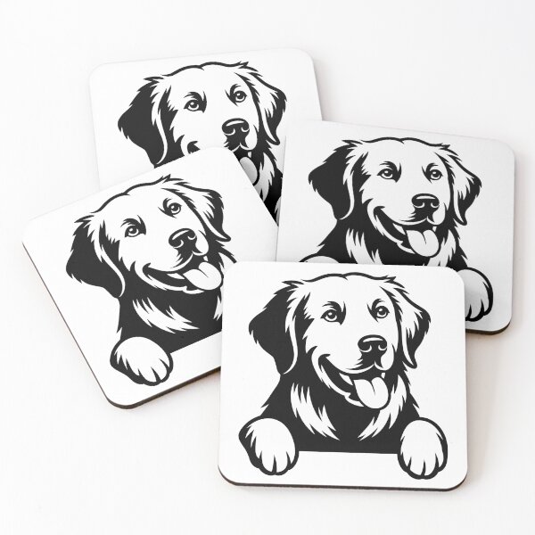 Item preview, Peeking Golden Retriever designed and sold by theartfulaspie.