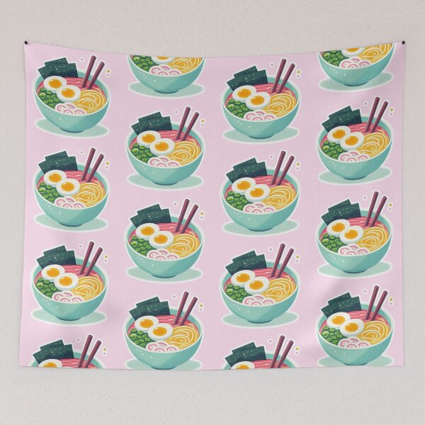 Item preview, Cute Kawaii Ramen Bowl – Adorable Anime Manga Noodle Lover Design designed and sold by Sugar Wisdom .