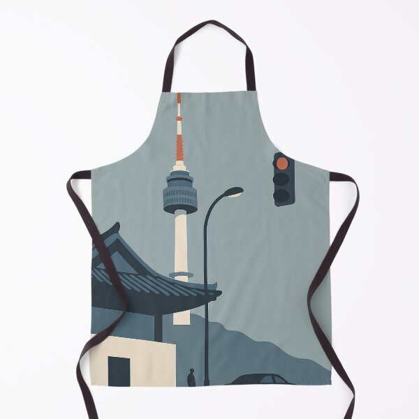 Item preview, Minimalist Seoul Namsan Tower Scene designed and sold by youkee.