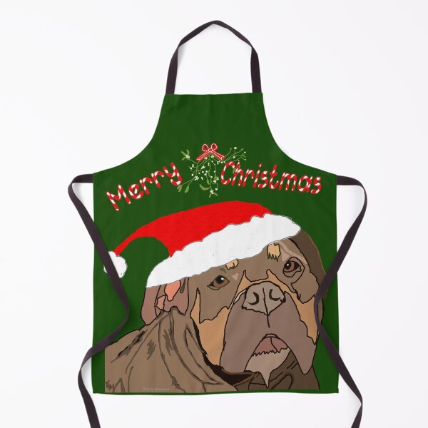 Item preview, Santa Dog Under the Mistletoe designed and sold by kristalcurt.
