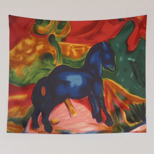 Item preview, Blue Horse by Franz Marc designed and sold by tomorrowsart.
