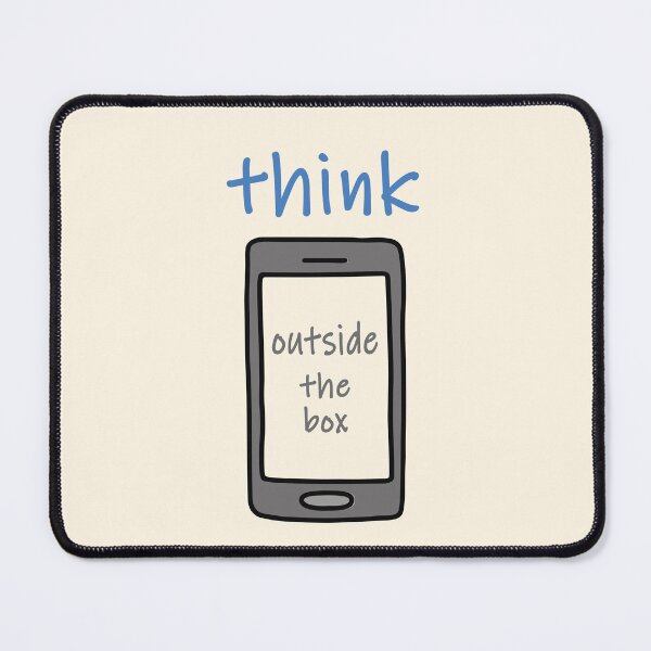 Item preview, Think outside the box - no AI designed and sold by Frank J. Art.