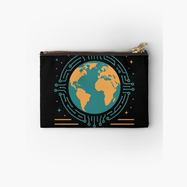 Item preview, DIGITAL EARTH – Connected World T-Shirt designed and sold by NAJURE.