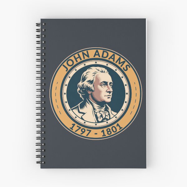 Item preview, John Adams US President Illustration Badge designed and sold by KrisSidDesigns.