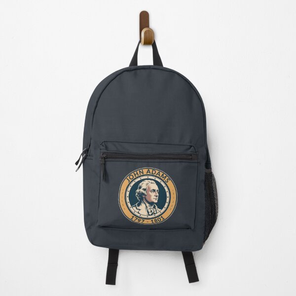Item preview, John Adams US President Illustration Badge designed and sold by KrisSidDesigns.