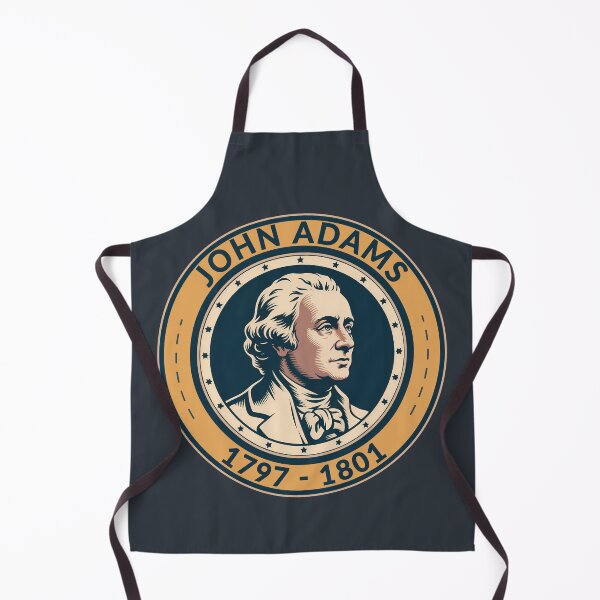 Item preview, John Adams US President Illustration Badge designed and sold by KrisSidDesigns.