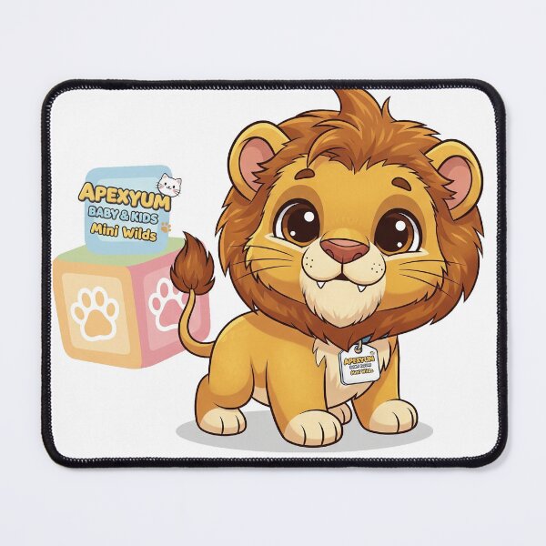 Item preview, BABY LION MINI WILDS APEXYUM BABY & KIDS designed and sold by APEXYUM.