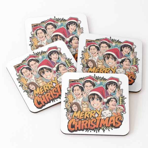 Item preview, Merry Christmas Characters Manga Cartoon designed and sold by str33ty.ltd.