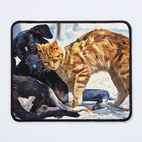 Item preview, Dog and Cat Love designed and sold by tomorrowsart.