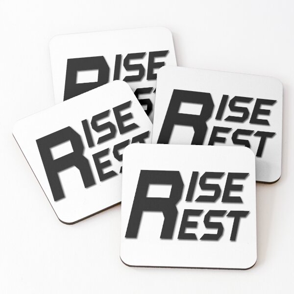 Item preview, RISE. REST. – Balanced Living Word Art designed and sold by SmartDesigner-.