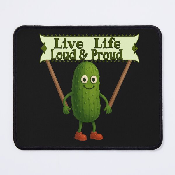 Item preview, Mr. Pickle says live loud & proud designed and sold by CammiesShop.