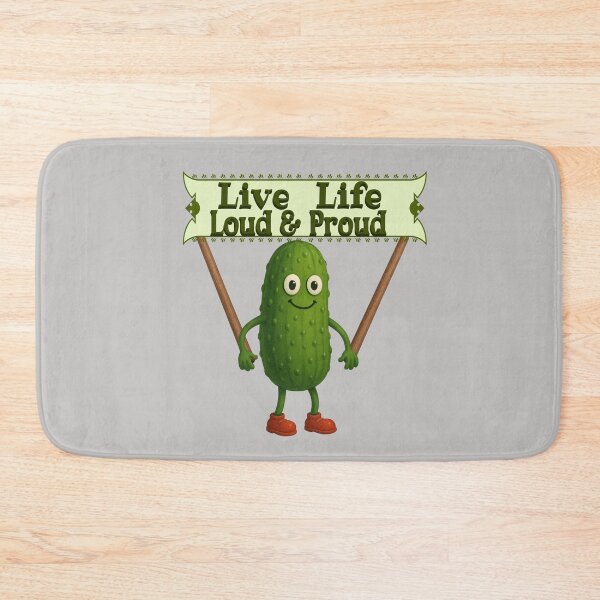 Item preview, Mr. Pickle says live loud & proud designed and sold by CammiesShop.