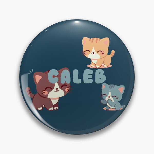 Item preview, Cute Cats and Name Caleb – Kawaii Personalized Design designed and sold by karolinahinc.