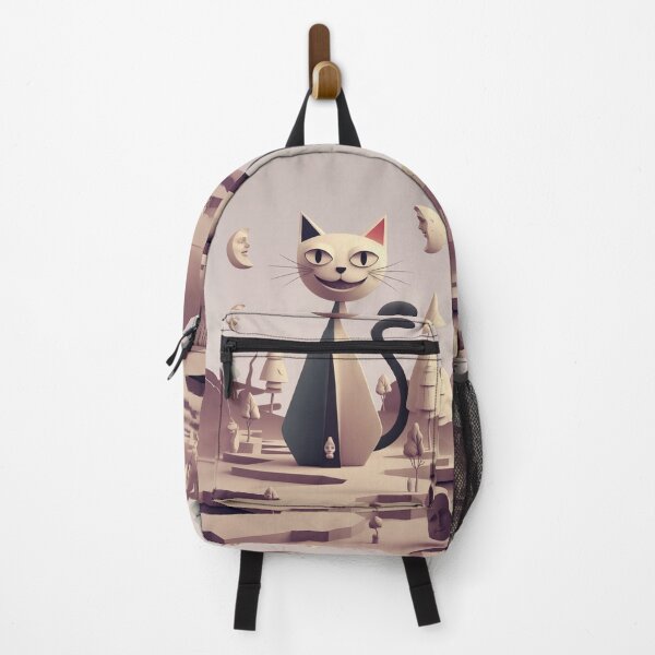 Item preview, Geometric Cheshire Cat — Minimalist Pastel designed and sold by FusiTink.