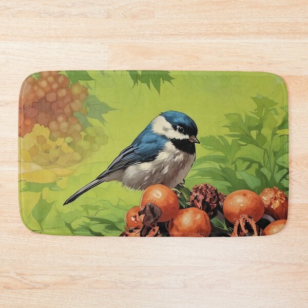 Item preview, Chickadee and Rosehips designed and sold by tomorrowsart.