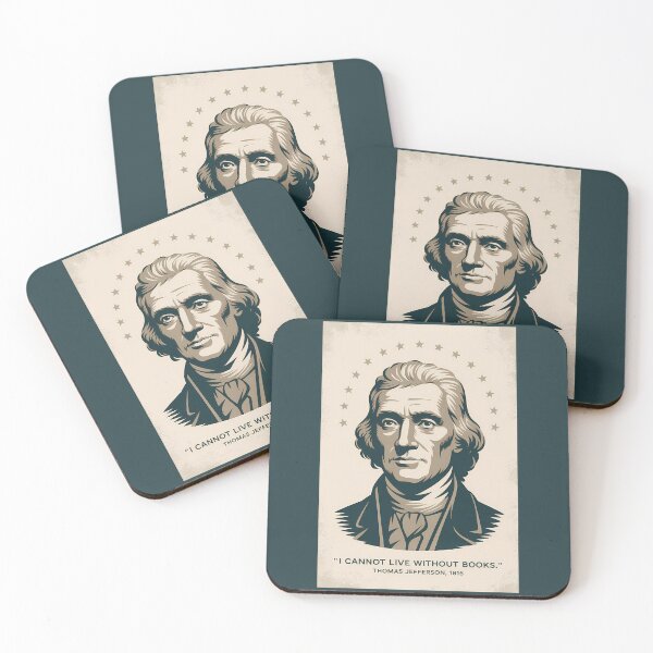 Item preview, Thomas Jefferson Quote American President Illustration Vintage designed and sold by KrisSidDesigns.