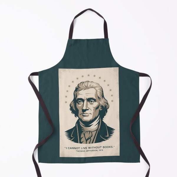Item preview, Thomas Jefferson Quote American President Illustration Vintage designed and sold by KrisSidDesigns.