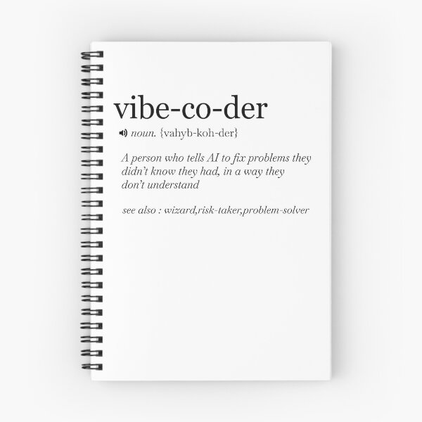 Item preview, Vibe Coder defenition  designed and sold by stem-design .