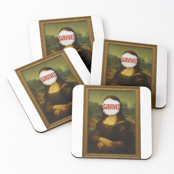 Item preview, Survived From 2025 Louvre Robbery Mona Lisa  designed and sold by ArtQueen777.