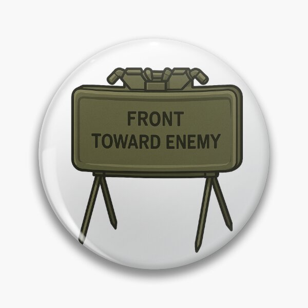 Item preview, Front Toward Enemy Claymore Mine – Tactical Military Humor Sticker / Shirt Design designed and sold by LowDownGraphics.