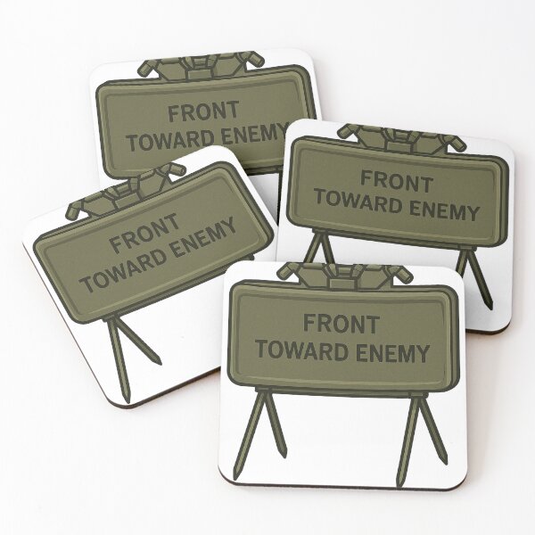 Item preview, Front Toward Enemy Claymore Mine – Tactical Military Humor Sticker / Shirt Design designed and sold by LowDownGraphics.