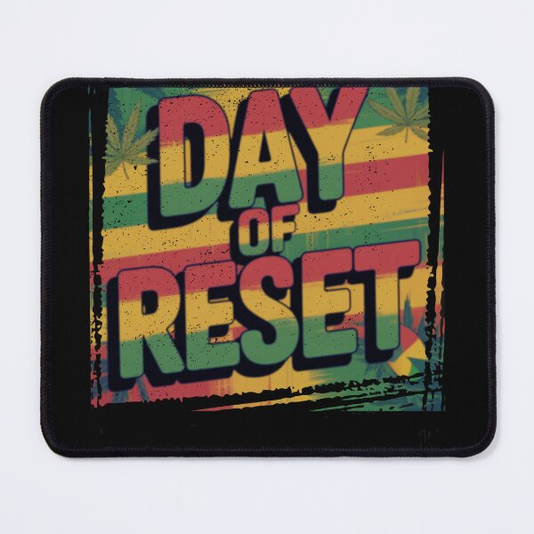 Item preview, Day of Reset – Motivational Minimalist Quote Design designed and sold by byPretroch.