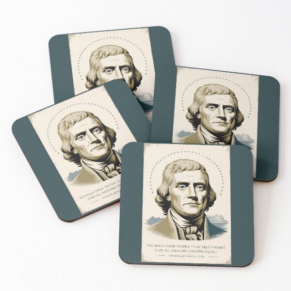 Item preview, Thomas Jefferson Quote Third President Illustration Vintage designed and sold by KrisSidDesigns.