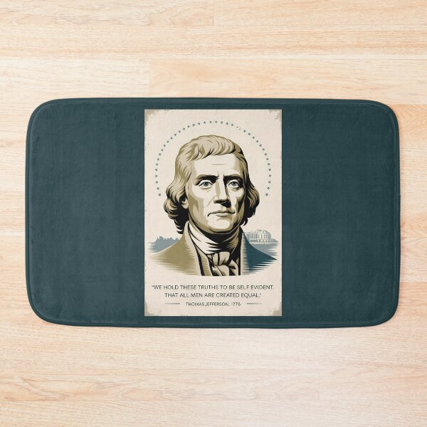 Item preview, Thomas Jefferson Quote Third President Illustration Vintage designed and sold by KrisSidDesigns.