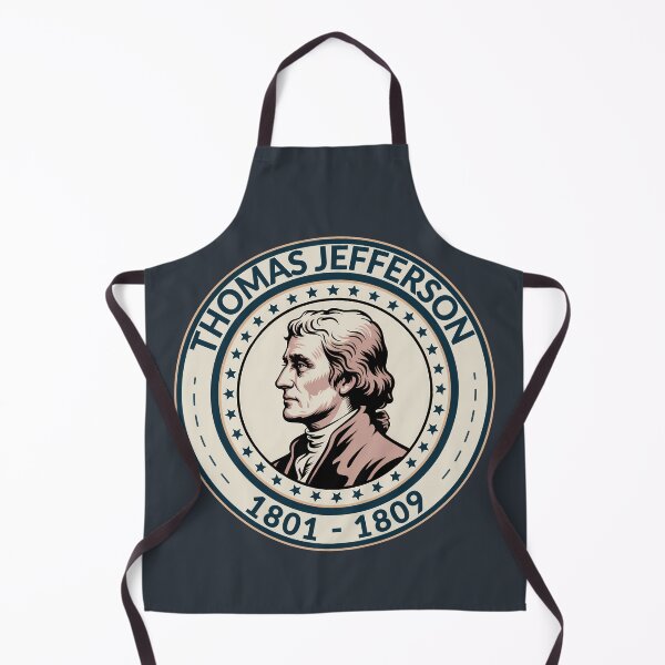 Item preview, Thomas Jefferson US President Illustration Badge designed and sold by KrisSidDesigns.
