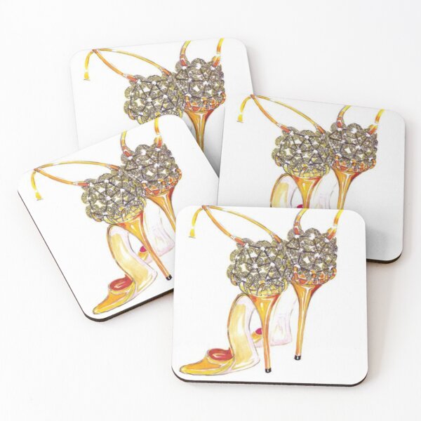 Item preview, Bejeweled Yellow Sapphire Manolo Blahnik designed and sold by ninetiestore.