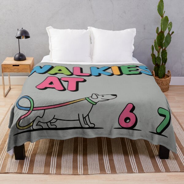 Item preview, Walkies at 6 7: Funny Dog Meme Art designed and sold by elynne9.