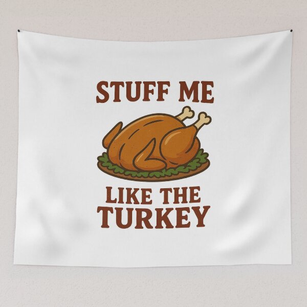 Item preview, Stuff Me Like The Turkey Funny Thanksgiving Shirt designed and sold by SvarunPogani.