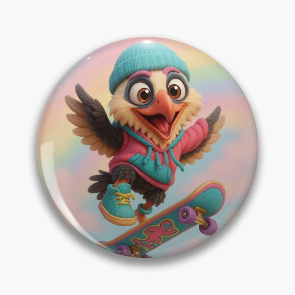 Item preview, Skater Bearded Vulture designed and sold by Sillytoe.