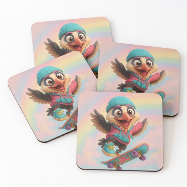 Item preview, Skater Bearded Vulture designed and sold by Sillytoe.