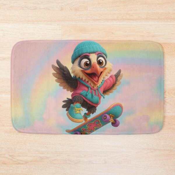 Item preview, Skater Bearded Vulture designed and sold by Sillytoe.