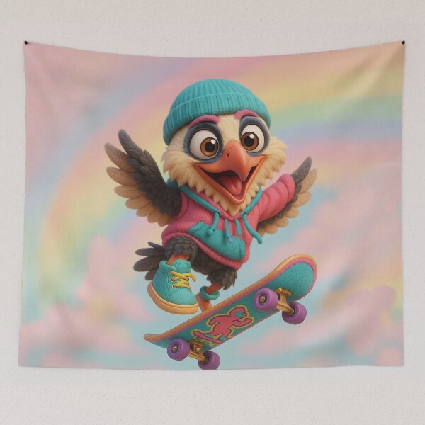 Item preview, Skater Bearded Vulture designed and sold by Sillytoe.