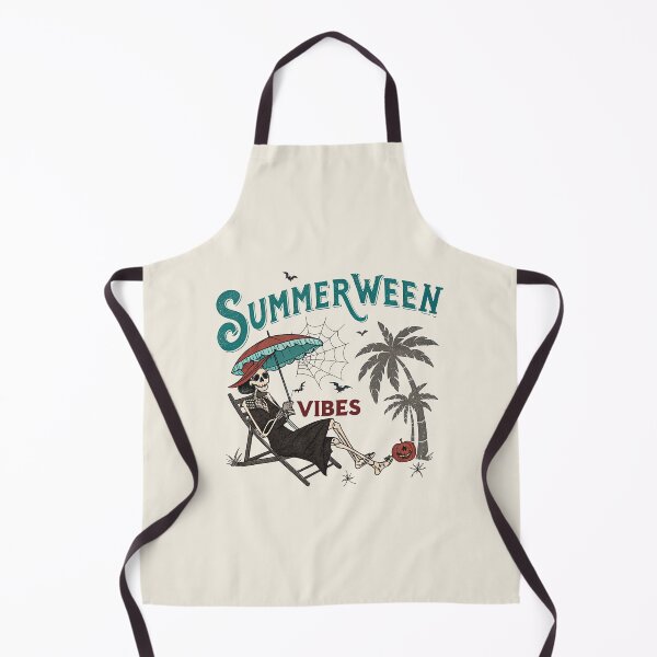 Item preview, Summerween Vibes | Funny Halloween Beach Skeleton Retro Aesthetic Design designed and sold by storyboxdesigns.