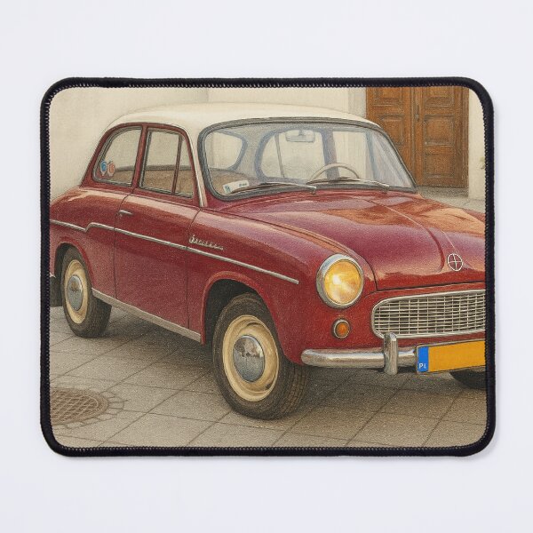 Item preview, Classic Polish Car - Syrena 103 designed and sold by SylwiaCarArt.