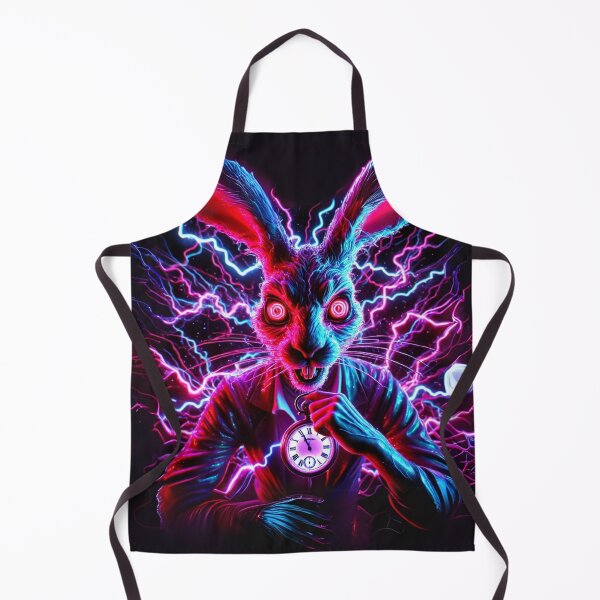 Item preview, Electric White Rabbit — Race Against Time designed and sold by FusiTink.