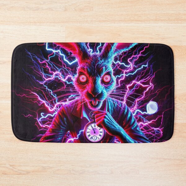 Item preview, Electric White Rabbit — Race Against Time designed and sold by FusiTink.