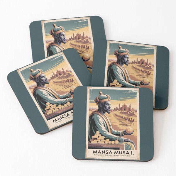 Item preview, Mansa Musa Mali Empire Illustration Vintage designed and sold by KrisSidDesigns.