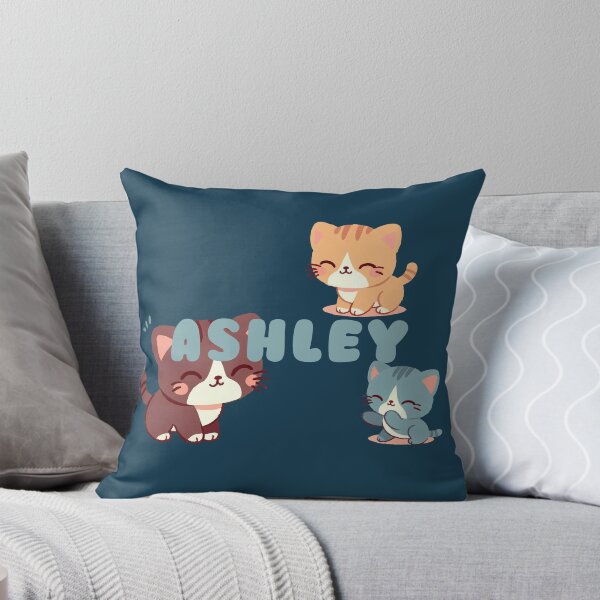 Item preview, Cute Cats and Name Ashley – Kawaii Personalized Design designed and sold by karolinahinc.