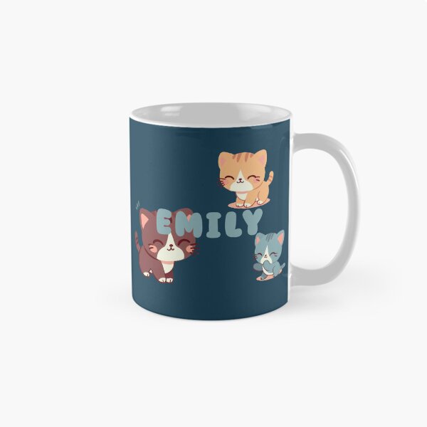Item preview, Cute Cats and Name Emily – Kawaii Personalized Design designed and sold by karolinahinc.