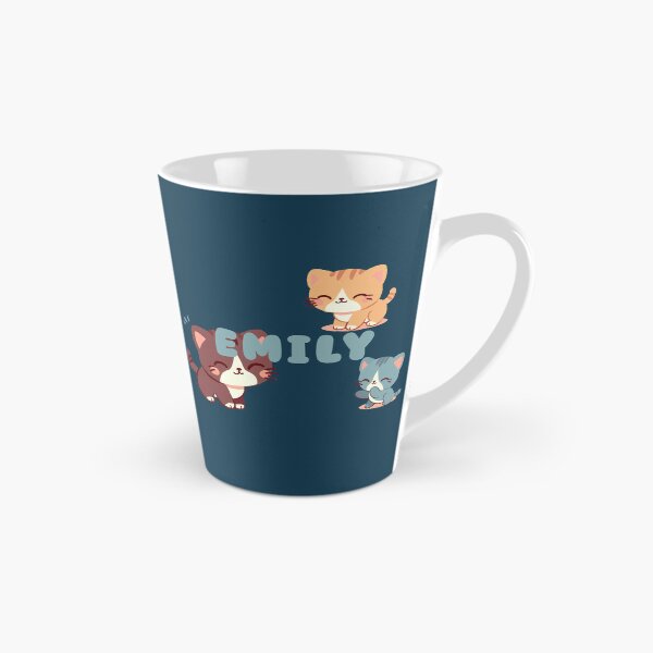 Artikelvorschau, Niedliche Katzen und der Name Emily – Kawaii-Personalisiertes Design entworfen und verkauft von karolinahinc.