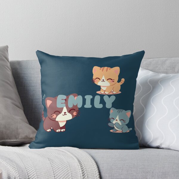Item preview, Cute Cats and Name Emily – Kawaii Personalized Design designed and sold by karolinahinc.