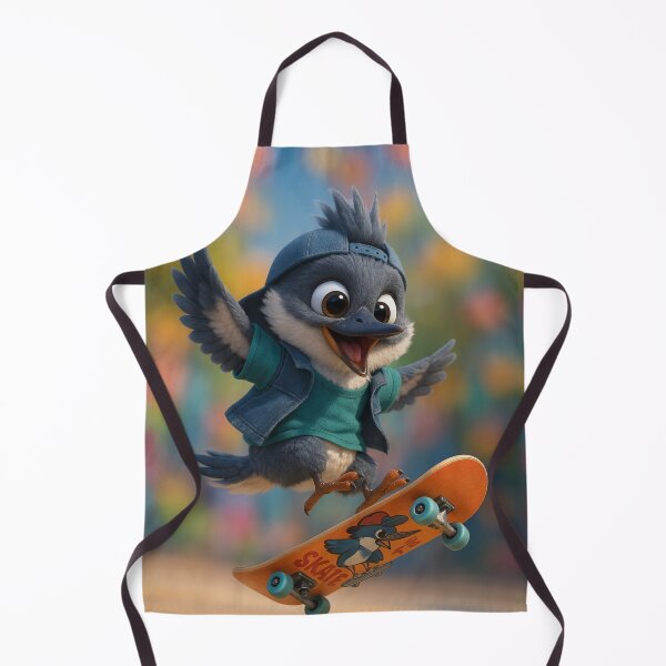 Item preview, Skater Belted Kingfisher designed and sold by Sillytoe.