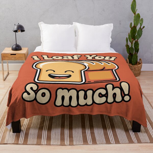 Item preview, I Loaf You So Much Bread Pun designed and sold by xmoudx.