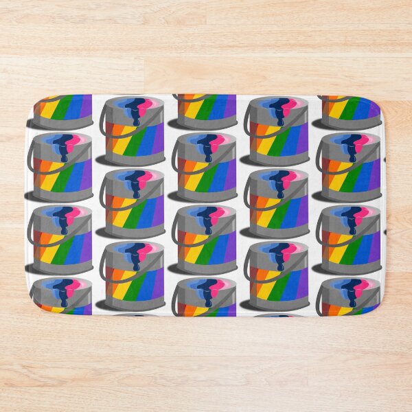 Item preview, Proud Paint Omnisexual Flag in a Bucket designed and sold by HarveyHandcraftsandDesigns.