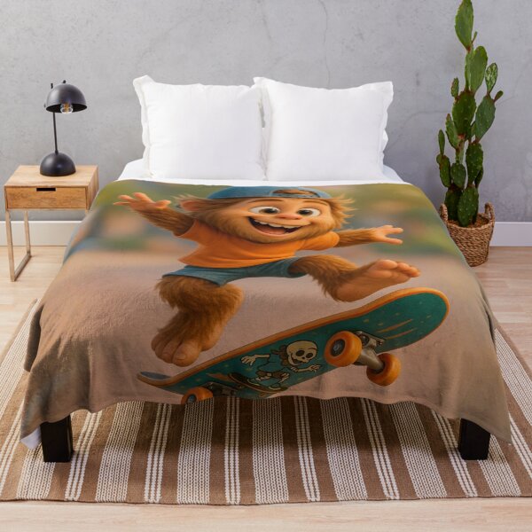 Item preview, Skater Big Foot Boy designed and sold by Sillytoe.